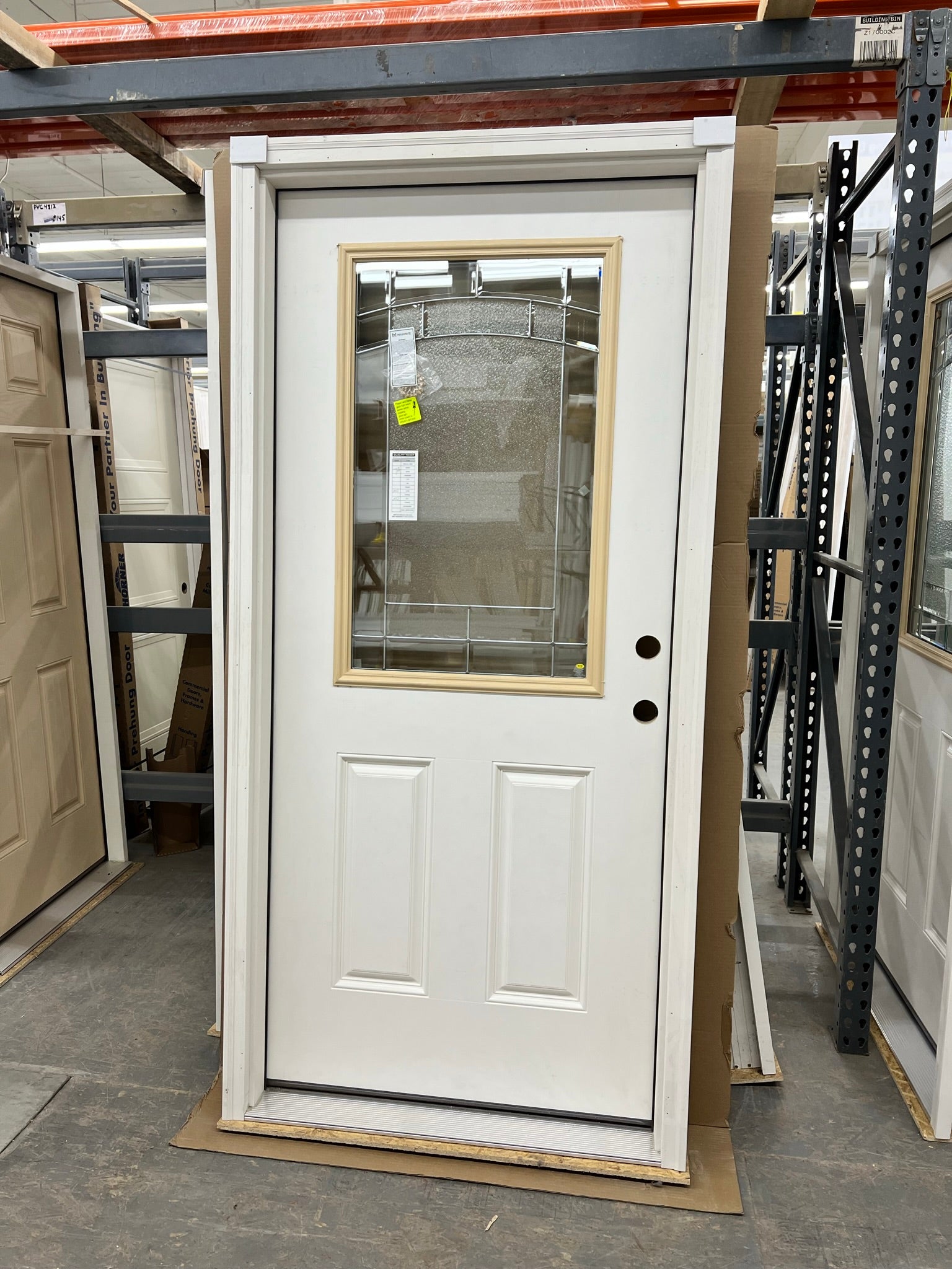 Surplus 3'0 x 6'8 Smooth Fiberglass Decorative Lite Door, image size:1536x2048