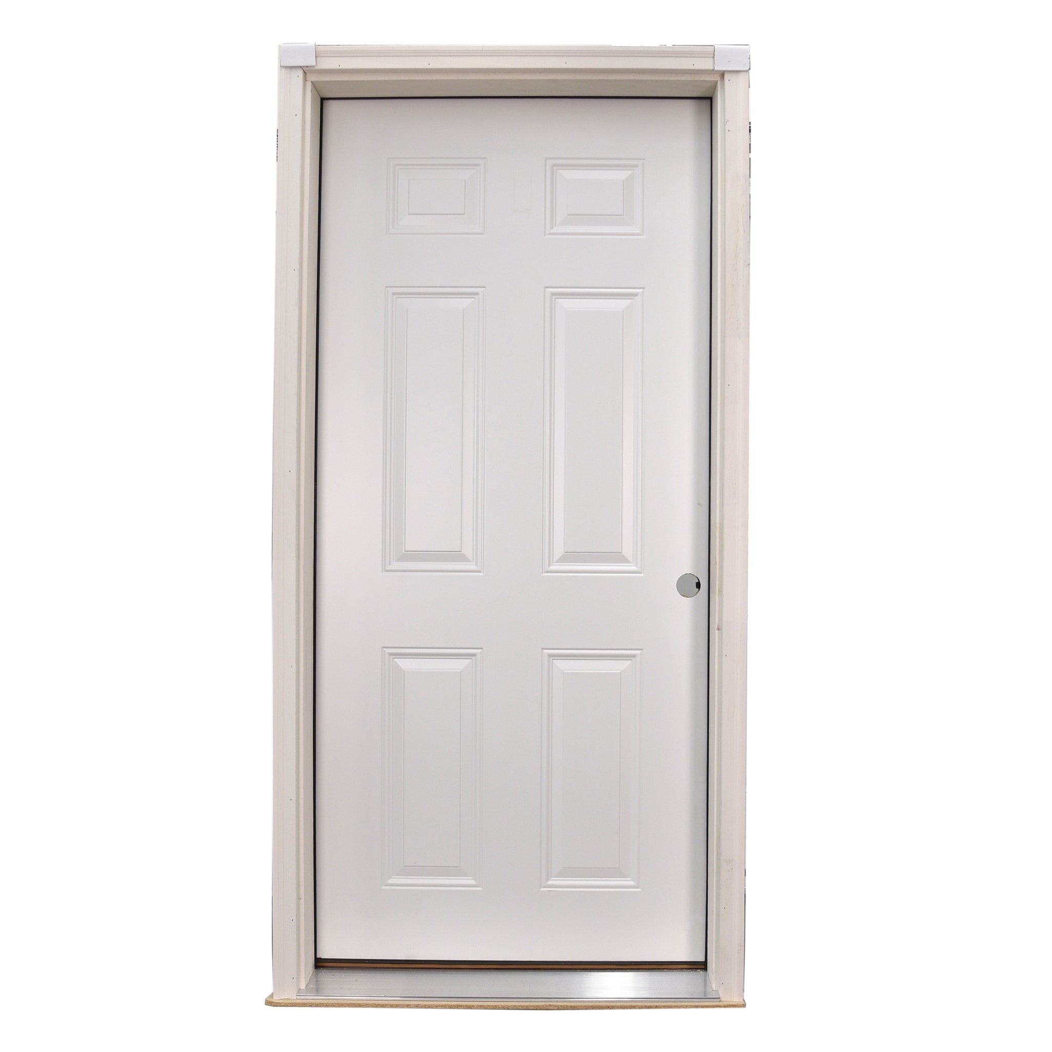 Exterior Door Prehung Prehung Exterior Metal Doors Masonite 28 In X 78 In X 4 9/16 In Steel