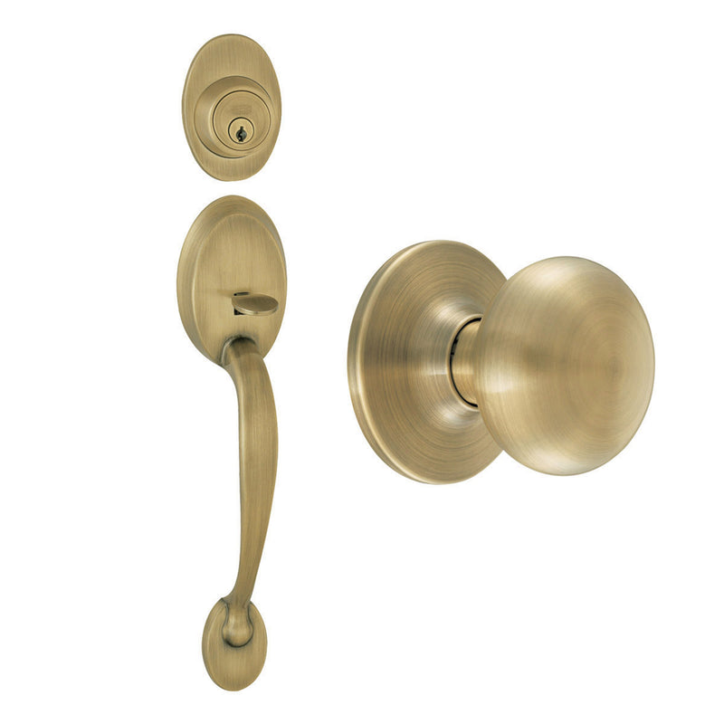 Entrance Handle Coventry with Cambridge Knob