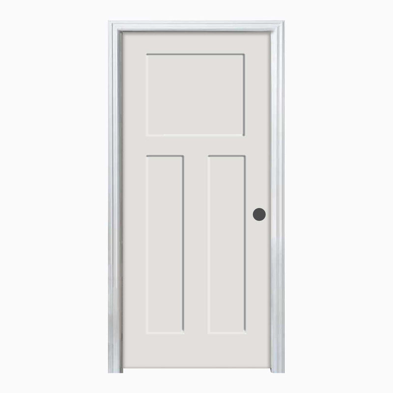 C35 3-Panel MDF Prehung Interior Door