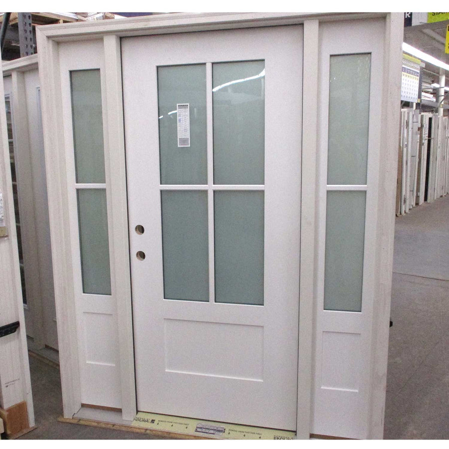 Larson White Vinyl Wood Core Storm Door – Remodelers Outlet