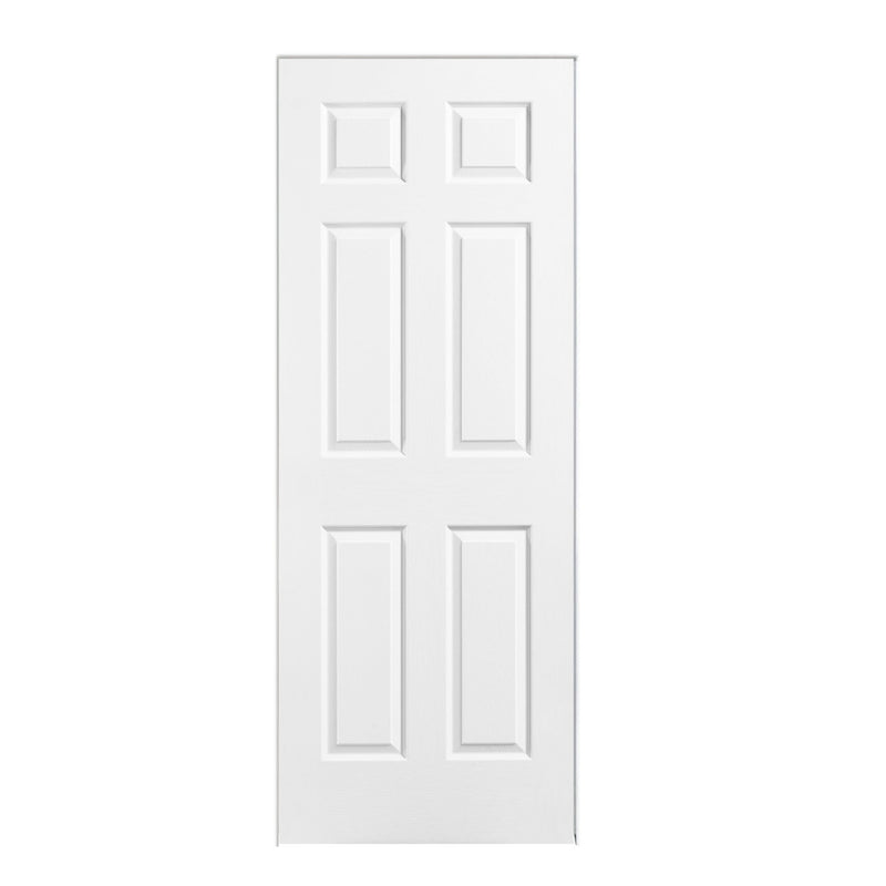 6 Panel Hollow Core Primed Molded Doors - Smooth or Textured