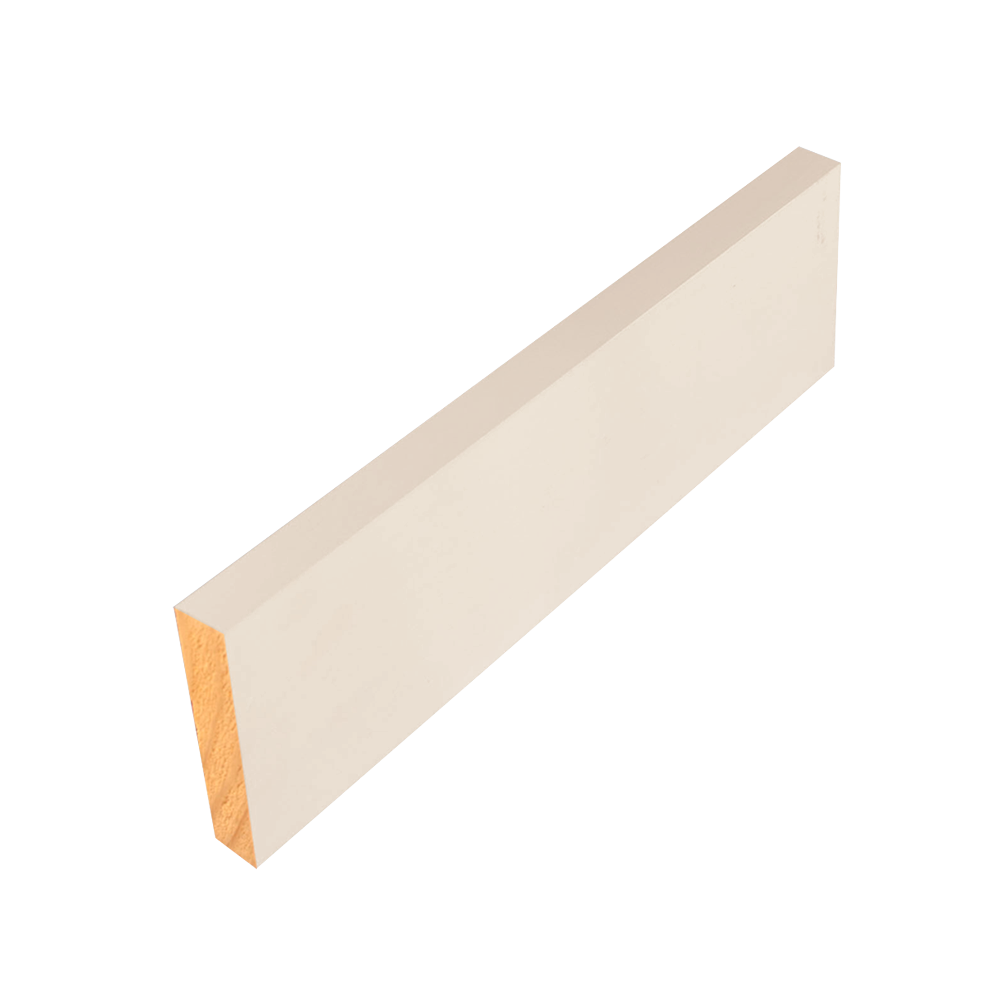 Primed Traditional S4S board, 16' length – Remodelers Outlet